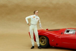 CHRIS AMON NOT PAINTED HELMET HOT WHEELS SPARK CMC 1:12 - Imagen 1 de 3