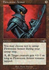 4x Flowstone Armor MTG Nemesis NM Magic Regular