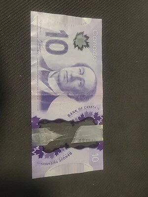 2013 Canadian 10 Dollar Bill  "Radar And Repeater " - Image 1 of 3