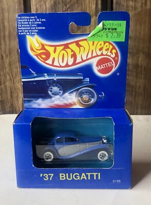 HOT WHEELS BLUE BOX 1991  '37 BUGATTI - New - Image 1 of 4