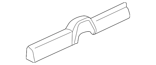 Puerta levadiza Mountaineer original Ford Mercury 2002-2005 moldura interior 2L2Z-7846410-AAC Foto 1 de 2