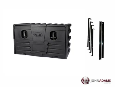 Jonesco 800mm Plastic Truck Tool Box Trailer Truck Side Locker with Fixing - Image 1 of 4