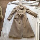 NWT Zara Beige / Stone / Taupe Long Sleeved Button Up Coat Size M