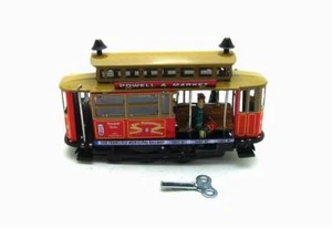 Téléphérique San Francisco remontoir fait main jouet en étain collection adulte décoration - Photo 1 sur 6