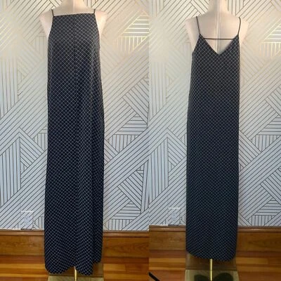 Maxi Vestido Reversible Keepsake the Label Negro Ventana Cuadros Talla S Foto 1 de 4