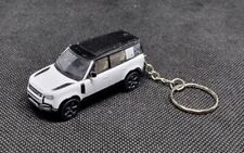 1:76 DIECAST MODEL CARS, NEW land rover defender 110X KEYRINGS. GREAT GIFTS.