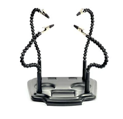 Helfende Hand Dritte Hand flexible Arme Platinenhalter Löthilfe Werkstückhalter - Bild 1 von 4