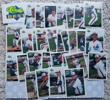 Rare Classic Best 1991 Rockford Expos Montreal 29 Card Minor League Set