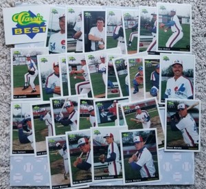 Rare Classic Best 1991 Rockford Expos Montreal 29 Card Minor League Set