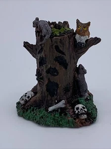 Tocón de árbol espeluznante colección Lemax Spooky Town 2,25 pulgadas de alto #44741 - Imagen 1 de 6