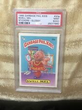 1985 Garbage Pail Kids Swell Mel Stickers Glossy #20A PSA 9(OC) Mint
