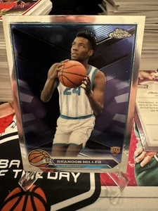 🔥2023-24 Topps Chrome BRANDON MILLER Rooki Hornets 🔥 - Picture 1 of 2