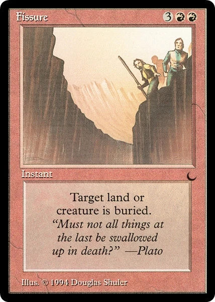 MTG - 4 x Fissure - Playset 4x x4 - The Dark Regular - Image 1 of 1