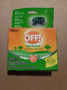 NEW Off Mosquito Repellent Refill. Six Coils Included. Country Fresh Scent  - Picture 1 of 3