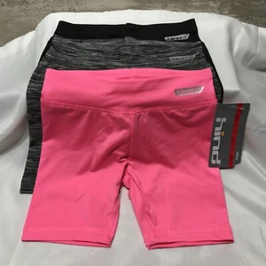 Girls Hind Athletic Shorts Bike Workout Spandex Sz Small 4 Kids Sports New - Picture 1 of 6