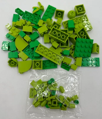 NEW LEGO Assorted Bulk Brick Pack: Light Green - Image 1 of 2