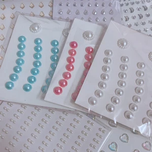 Adesivi occhi adesivi viso resina trapano sopracciglia adesivi decorativi fai da te - Foto 1 di 22