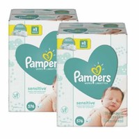 pampers sensitive wipes 864