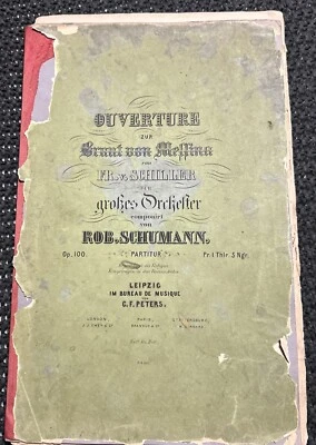Antique First Edition Robert Shuman Op. 100 German - Image 1 of 3
