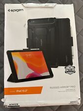 Cover For iPad 10.2" Case Rugged Armor Pro Black