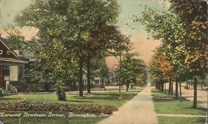 Postal Norwood Residence Section Birmingham Alabama 1913 - Imagen 1 de 2