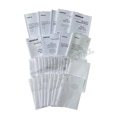 Manipulador telescópico Caterpillar TH357D TH408D TH3510D manual de servicio completo Foto 1 de 4