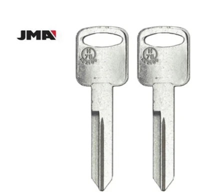 set of 2 H75 - 1196FD Metal Key Blank For Ford / Lincoln / Mercury - Image 1 of 4