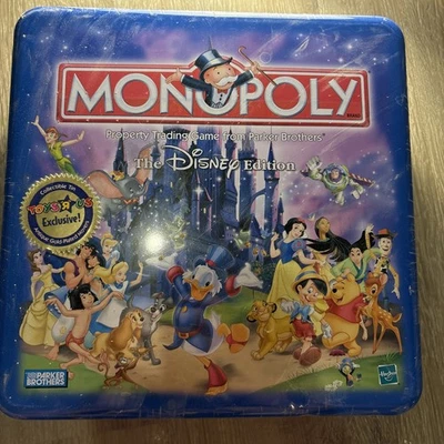 The Disney Edition Monopoly Collectible Tin FACTORY SEALED TOYS R US - Image 1 of 4