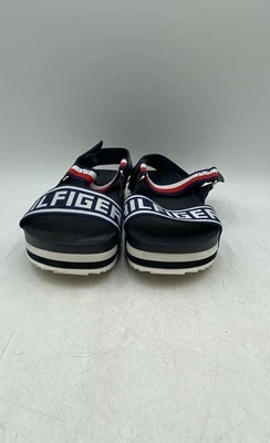 Sandalias Tommy Hilfiger Bekett para mujer azul marino con tiras al tobillo talla 9 M Foto 1 de 4