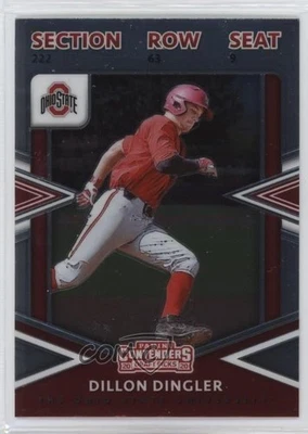 2020 Panini Elite Extra Edition College Tickets Dillon Dingler #CT-DD - Image 1 of 2