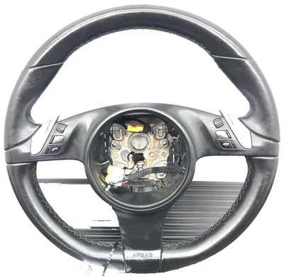 2011 - 2014 PORSCHE CAYENNE 92A STEERING WHEEL W/ MULTI SWITCHES 7PP419091AEA34 - Image 1 of 4