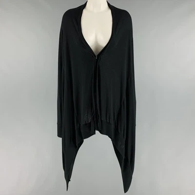 Cárdigan Y-3 Talla M Negro Poliéster Viscosa Botones Ocultos Foto 1 de 4