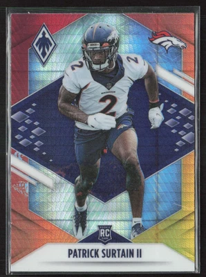 2021 Panini Phoenix Football Patrick Surtain II RC #145 Rookie Fire Burst - Image 1 of 2