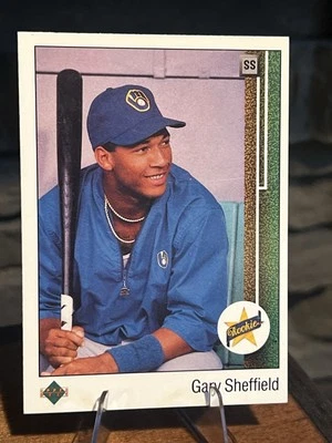 1989 Gary Sheffield error card (Upside Down SS rookie) - Image 1 of 3