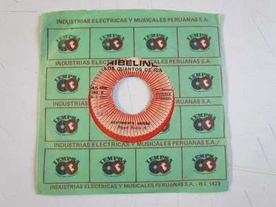 LOS QUANTOS DE ICA «EL CAYMAN/SENTIMIENTO IQUEÑO» 7″ RARE CUMBIA PSYCH PERU HEAR - Image 1 of 3