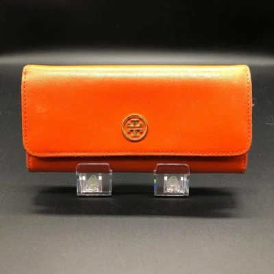 Tory Burch Women Wallet Long Orange Limited Edition VHTF Popular Products Fashio - Image 1 of 4