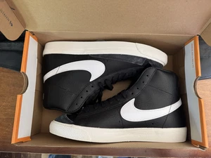 Nike Blazer Mid '77 Vintage Boy's Basketball Sneakers Shoes Black BQ6806-002 SZ8 - Picture 1 of 3