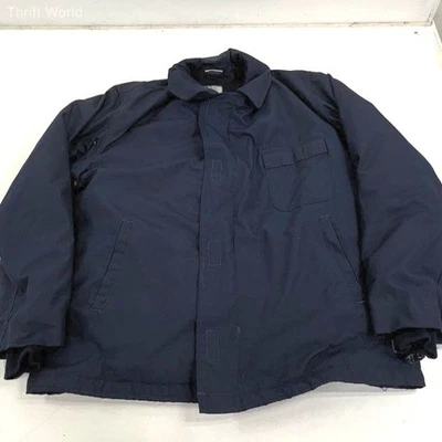 Vintage 90s US Navy A-2 Deck Jacket Men's Blue VFA-25 Flame Resistant Large - Image 1 of 4