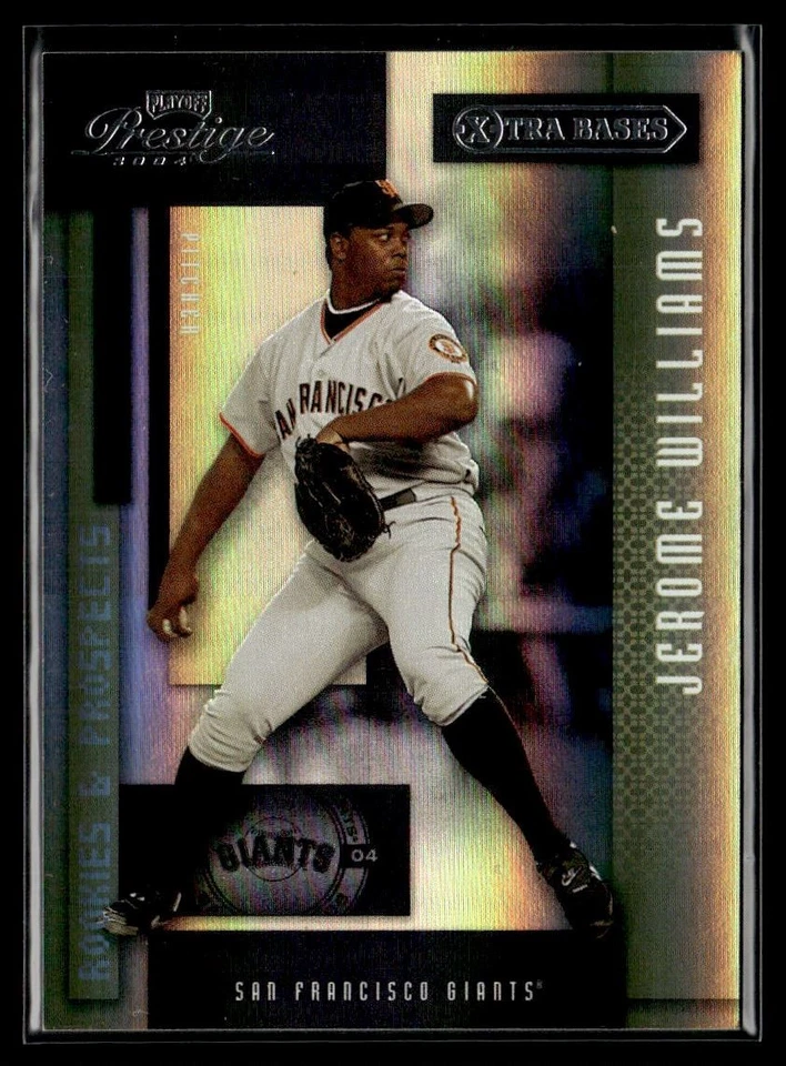 2004 Playoff Prestige Xtra Bases Black Jerome Williams 36/75 San Francisco - Image 1 of 2
