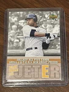 2006 Upper Deck Derek Jeter #PBDJ-4 Play Ball With Derek Jeter Yankees - Picture 1 of 2