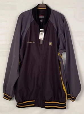 FUBU Athletic Jacket Men's XL Black Gray Nylon Denver Broncos NFL - Image 1 of 4