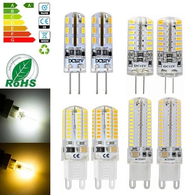 G4 G9 3W 5W 6W 10W LED COB Globes Corn Bulb 3014 SMD Light Lamp 12V 220V-240V - Image 1 of 4