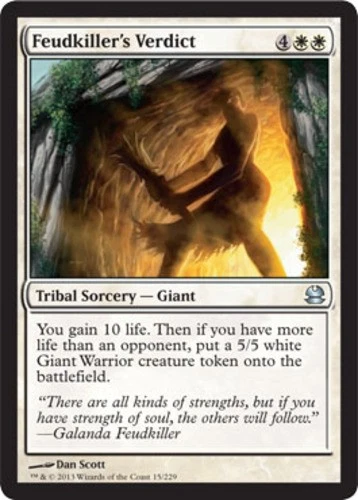 Feudkiller's Verdict - Modern Masters #15/229 MTG Magic The Gathering - Image 1 of 1