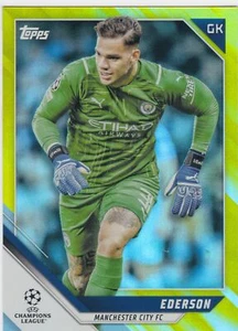 2021-22 Topps UEFA Yellow #57 Ederson - Man City 012/250 - Picture 1 of 2