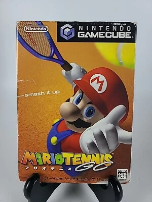 Nintendo GameCube Mario Tennis Japanese Complete Manual Cover CIB US Seller - Image 1 of 4