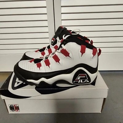 Fila Men's Retro Grant Hill 1 95 Classic Athletic White Black Red Men's Size 11 - Image 1 of 4