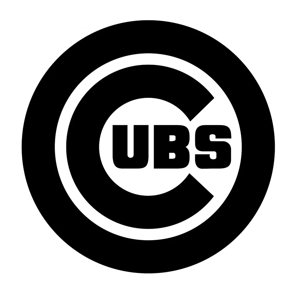 Chicago Cubs logo MLB Vinyl Decal Window Laptop Any Size Any Color - Image 1 of 1