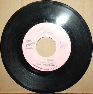 SIDE TRACKED BAND *Alabama Cowboys* SIDE TRACKED AGAIN Country 45 on SHIRAY 301 - Picture 1 of 2