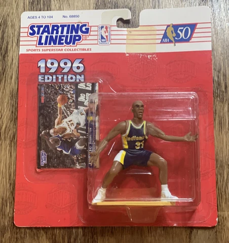 INDIANA PACERS REGGIE MILLER NBA STARTING LINEUP ACTION FIGURE Toy 1996 NEW Cover