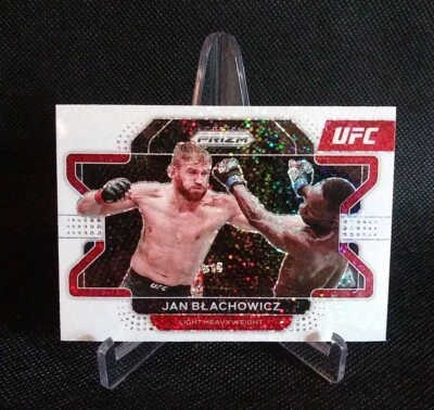 2022 Panini UFC Prizm Jan Blachowicz White Sparkle Prizm SSP - Image 1 of 2